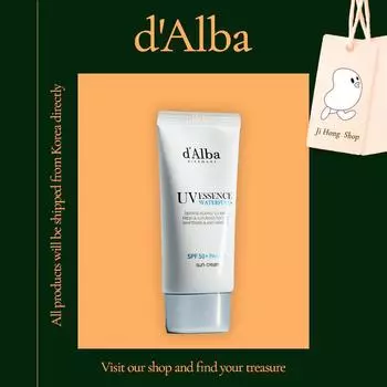 Солнцезащитный крем с водной эссенцией d Alba 50 мл (SPF50 +) Солнцезащитный увлажняющий праймер для сияния Vegan