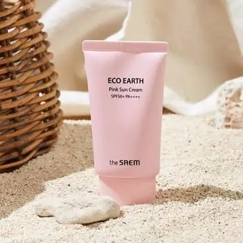 Солнцезащитный крем SAEM Eco Earth Pink 50 г