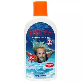 Солнцезащитный крем Safe Sea Jellyfish ADVANCE Lotion 118 мл Водостойкий с витаминами SPF50+ PA+++