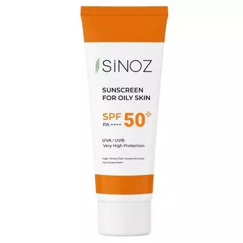 Солнцезащитный крем Sinoz для жирной кожи SPF 50+