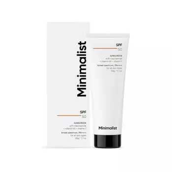 Солнцезащитный крем SPF 50 (50 г), Sunscreen SPF 50, Minimalist