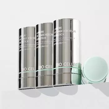 Солнцезащитный крем-стик Bioselect Lumiere Defense Ice Cream, 3 упаковки