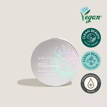 Солнцезащитный кушон Mary&May Vegan Niacinamide Panthenol SPF50+ PA++++ 25 г