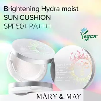 Солнцезащитный кушон Mary&May Vegan Niacinamide Panthenol SPF50+ PA++++ 25 г 25g