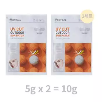 Солнцезащитный пластырь Mediheal UV Cut Outdoor Triple Protection, 3 типа, набор из 4 шт., 10 г, 1 комплект