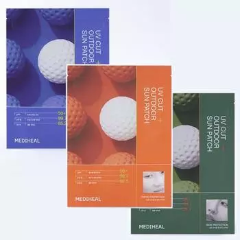 Солнцезащитный пластырь Mediheal UV Cut Outdoor [Тройная/Широкая/Прозрачная защита] 4 листа (3 варианта) Triple Protection x 2PCS