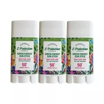 Солнцезащитный стик Ellencilla Green Energy 16 г (SPF50 +) 3шт