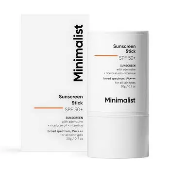 Солнцезащитный стик SPF 50+ (20 г), Sunscreen Stick 50+, Minimalist