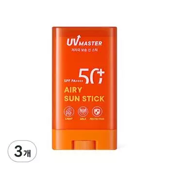Солнцезащитный стик Tony Moly UV Master Airy SPF50+ PA++++, 3 упаковки, 20 г