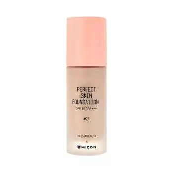 Солнцезащитный тональный крем для лица MIZON PERFECT SKIN FOUNDATION #21 #BLSSM BEAUTY 50мл