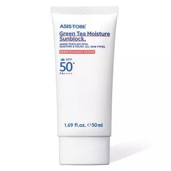 Солнцезащитный увлажняющий крем As Is To Be Green Tea SPF50+ PA++++, 50 мл, 1 шт.