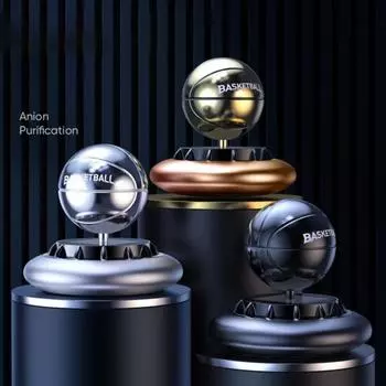 Солнечная энергия, автомобильная ароматерапия, вращение на 360 градусов, освежитель воздуха, креативный натуральный растительный автоматический очиститель воздуха для интерьера серебряный