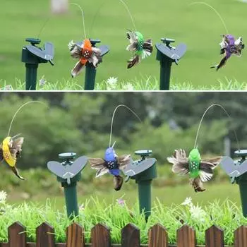 Солнечная энергия летающее перо крыло поддельные колибри двор сад орнамент декор