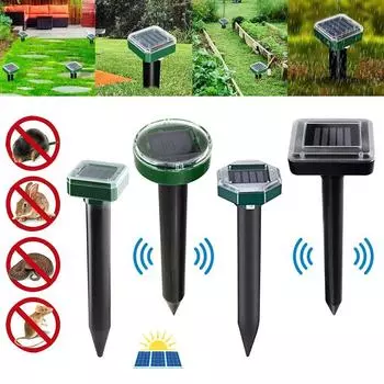 Солнечная энергия, отпугиватель вредителей для сада и двора, отпугиватель кротов, солнечный ультразвуковой отпугиватель