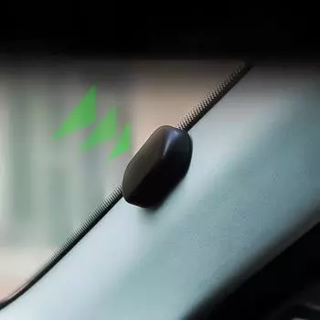 Солнечная автомобильная сигнализация, светодиодный светильник, компактный размер, портативный перезаряжаемый, имитирует имитацию системы безопасности, сигнальная лампа, противоугонное устройство 1 красный