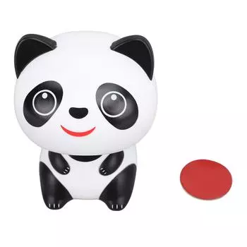 Солнечная батарея кивающая фигурка панды ABS светочувствительная милая улыбающаяся панда украшение для приборной панели автомобиля