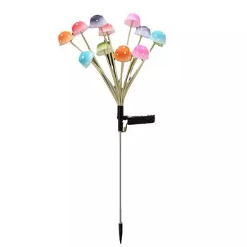 Солнечная батарея заземления Праздничная атмосфера Светильник для сада Садовый газон Декоративный свет