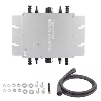 Солнечная фотоэлектрическая система электропитания WVC?1600 Микроинвертор 120/230 В Автоматическая идентификация