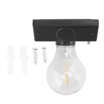 Солнечная лампа-лампа водонепроницаемая декоративная светодиодная лампа-навес с вольфрамовой лампой настенный светильник для кемпинга на открытом воздухе