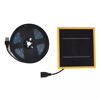 Солнечная лента для выращивания растений Солнечная энергия Полный спектр 5 Вт светодиодный светильник с высоким световым потоком Солнечный светодиодный светильник для выращивания растений