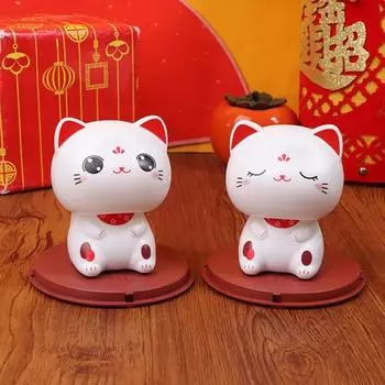 Солнечная Lucky Cat Добро пожаловать Lucky Cat Волна и объятия Lucky Cat Pattern для украшения дома 1