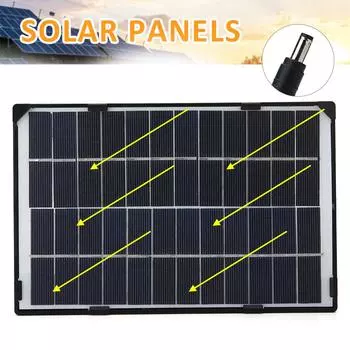 Солнечная панель 12 В, наружная камера безопасности, дворовая лампа, солнечная зарядная панель