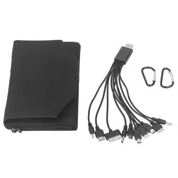 Солнечная панель 15 Вт 5 В двойной выход USB портативная складная солнечная зарядная панель для улицы