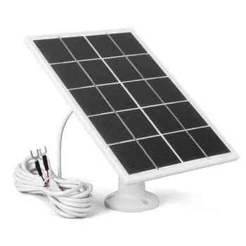 Солнечная панель 20 Вт для дверного звонка Ring IP65 Водонепроницаемая для дверного видеозвонка Ring 4 AU чёрный