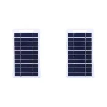 Солнечная панель 2 Вт 5 В, Wasserdichtes Ladegert fr Camping, Rucksackreisen,