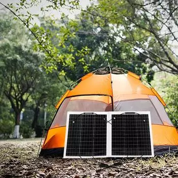 Солнечная панель 300 Вт 600 Вт Гибкая монокристаллическая ячейка RV 12 В Sola Panel Kit с контроллером Полный комплект для автомобиля/лодки/аккумулятора/кемпинга