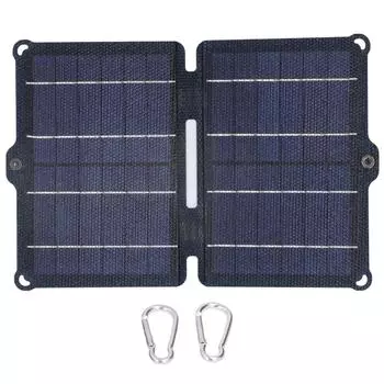 Солнечная панель 8 Вт 5 В 02 А двойной выход USB портативная складная солнечная зарядная панель для улицы