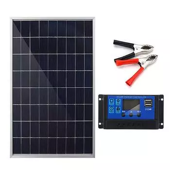 Солнечная панель Высокоэффективное многофункциональное 12 В солнечное зарядное устройство IP65 водонепроницаемый солнечный поддон 80A