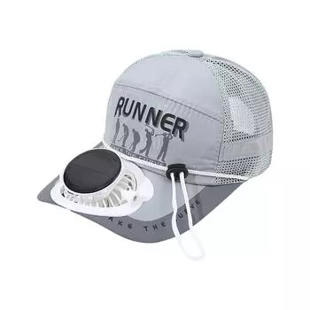 Солнечная шляпа-веер, объединяющая солнце и функциональность в одном / Невидимая черная технология вентилятора / Длительный срок службы батареи / Легкий и портативный One Size