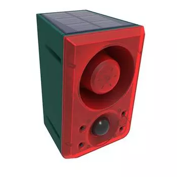 Солнечная сирена безопасности датчика движения на открытом воздухе с пультом дистанционного управления