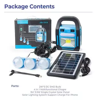 Солнечная система освещения мобильного телефона аварийный перезаряжаемый внешний фонарь кемпинг водонепроницаемый светодиодный фонарь