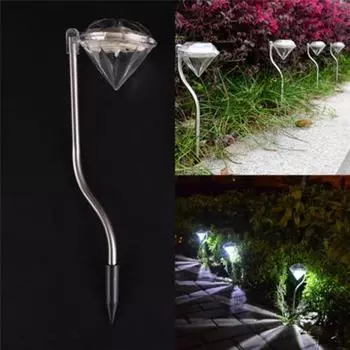 Солнечная светодиодная лампа со стразами для использования вне помещений водонепроницаемый светильник для двора, сада, красоты