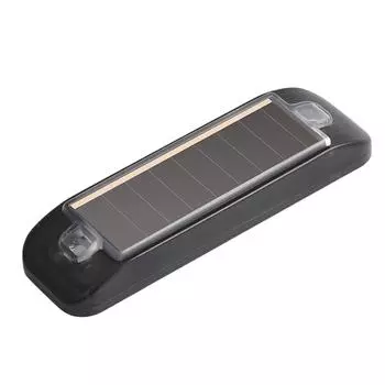 Солнечная зарядка светодиодный фонарь для мотоцикла простая установка водонепроницаемый ночной езды безопасность red light