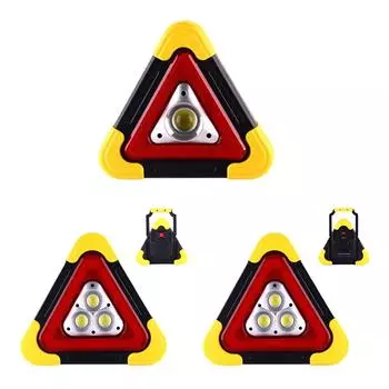 Солнечное светодиодное аварийное освещение, 4 режима, аварийное освещение, 1200 мАч, супер яркие светодиодные рабочие фонари, предупреждение о ремонте придорожного автомобиля A