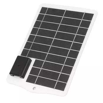 Солнечное зарядное устройство 3,5 Вт 5 В монокристаллическое кремниевое портативное солнечное зарядное устройство для электронных устройств 5 В белый