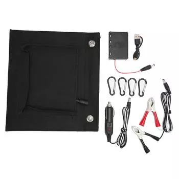 Солнечное зарядное устройство портативное водонепроницаемое 25 Вт 18 В складная солнечная панель электромобиль мобильный телефон USB