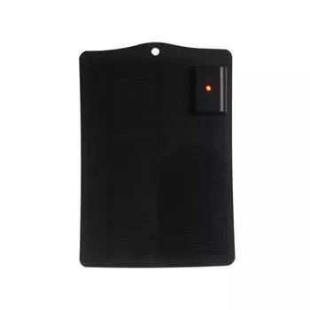 Солнечное зарядное устройство с высокой эффективностью, выходом USB, водонепроницаемое, быстрая зарядка, надежное многофункциональное зарядное устройство для нескольких устройств чёрный