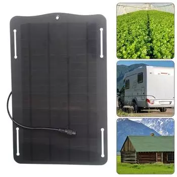 Солнечное зарядное устройство Высокоэффективное водонепроницаемое универсальное 10 Вт 5 В Солнечная панель USB-выход