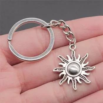 Солнечные брелки, аксессуары для женщин, аксессуары для рукоделия, ювелирные изделия, размер кольца 28 мм A08-1pcs-7x27mm