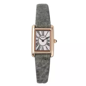 Солнечные часы LeClair Pink, изготовленные в Японии, из натуральной крокодиловой кожи [LCREA], женские (PARALLELA Золотой, Ремень/LC2101-PGCSA)
