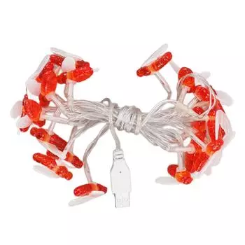 Солнечные гирлянды с пчелами 20 светодиодов, гирлянды с феями в виде медоносных пчел, водонепроницаемые гирлянды теплого света, декор для 2 Meters / 6.7ft