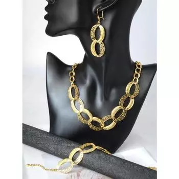 Солнечные комплекты ювелирных изделий, богемные позолоченные серьги, ожерелье, браслет, женский высокий романтический подарок на годовщину свадьбы