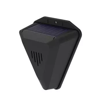 Солнечные отпугиватели животных с 13 видами воспроизведения звука, отпугивающие животных, сигнализация-отпугиватель, уличный отпугиватель птиц, на солнечной батарее чёрный