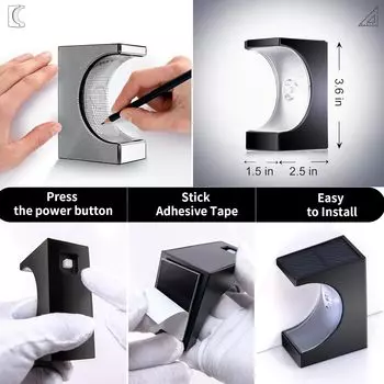 Солнечные ступенчатые светильники 4 шт. солнечные лестничные светильники наружные водонепроницаемые светодиодные ступенчатые светильники для наружного солнечного освещения ступеней дверей патио 4PCS