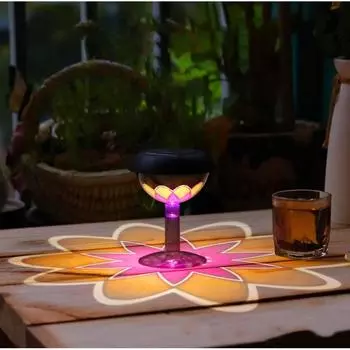 Солнечные светильники для дорожек, уличные водонепроницаемые, цветочные тени, садовые декоративные светильники на солнечных батареях для дорожек на заднем дворе