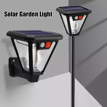 Солнечные светильники, водонепроницаемые, 3 режима освещения, датчики темноты, автоматические вкл/выкл настенные светильники, солнечные